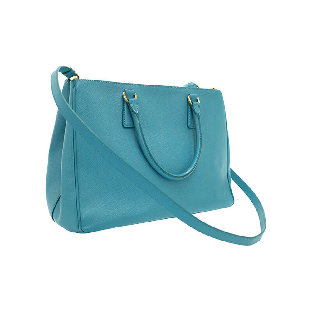 Prada Shoulder tote leather Galleria bag 2way Saffiano